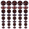 60Pcs 4 Style Plastic Shank Buttons BUTT-HY0001-19B-1