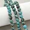 Dyed Natural Dolomite Beads Strands G-D337-8mm-D01-1