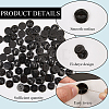 100Pcs 2-Hole Resin Buttons BUTT-CY0001-23B-5