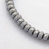 Electroplate Non-magnetic Synthetic Hematite Beads Strands G-J208D-10-1