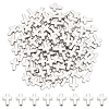 100Pcs CCB Plastic Beads CCB-LP0001-02-1