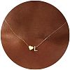 Simple Style Adjustable 316L Surgical Stainless Steel Heart and Initial Pendant Necklaces for Women WG95AEF-12-1