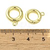 Brass Spring Gate Rings KK-B089-12A-G-3