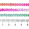Transparent Painted Glass Beads Strands DGLA-A034-T3mm-A03-3