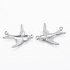 Tarnish Resistant 304 Stainless Steel Pendants STAS-P175-13P-2