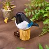 Wooden Birds and Tree Stump Ornaments JX730A-4