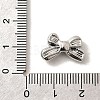 Bowknot Alloy Beads FIND-H015-11P-3