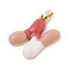 Alloy Enamel Pendants ENAM-S023-01G-N-3