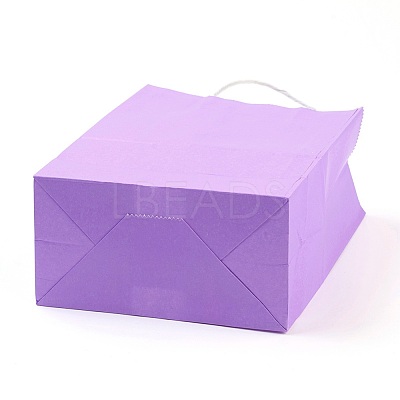Pure Color Kraft Paper Bags AJEW-G020-B-09-1