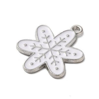 Winter Theme Alloy Enamel Pendants ENAM-M002-05T-P-1