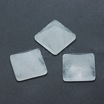 Natural Quartz Crystal Cabochons G-G759-Y13-1