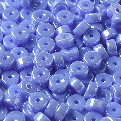 Opaque Colours Luster Glass Seed Beads SEED-E001-P3x6mm-A05-1