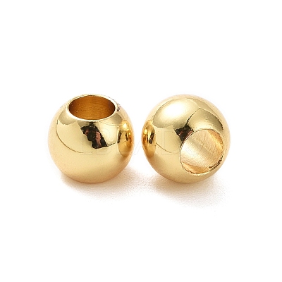 Brass Beads KK-F0317-6mm-01G-NR-1