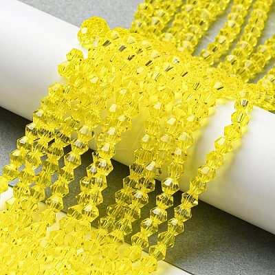 Transparent Glass Beads Strands EGLA-A039-T3mm-D21-1