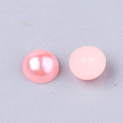 ABS Plastic Imitation Pearl Cabochons SACR-S738-6mm-Z17-1