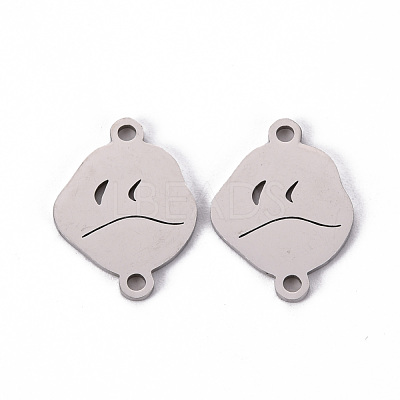 Non-Tarnish 201 Stainless Steel Link Connectors X-STAS-S110-088P-1
