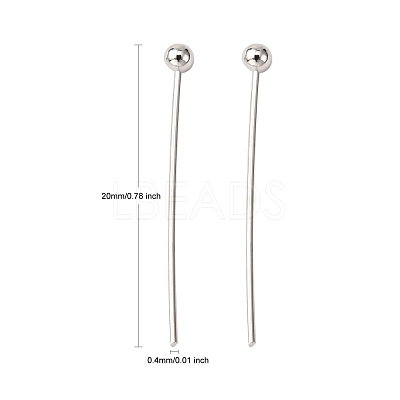 Brass Ball Pins X-KK-L048-02-1