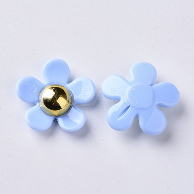 Opaque Acrylic Beads SACR-N007-C-01-1