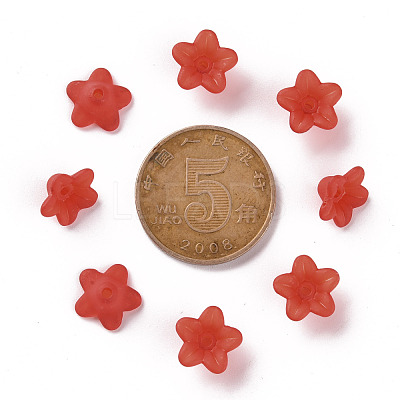Transparent Acrylic Beads X-PL554-01-1