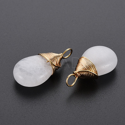 Natural Quartz Crystal Pendants G-S359-294H-1