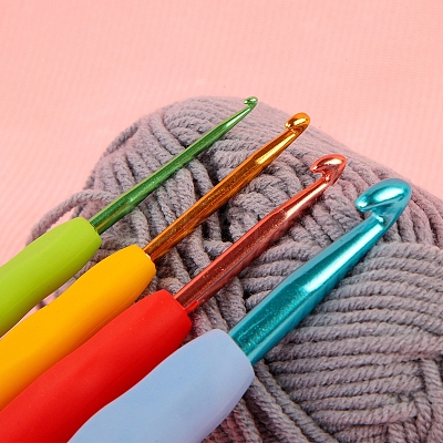 DIY Knitting Kits Storage Bag for Beginners Include Crochet Hooks PW-WG28870-01-1