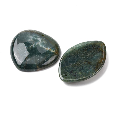 Natural Indian Agate Pendants G-Z113-03-1