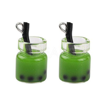 Glass Bottle Pendants CRES-S359-01H-1