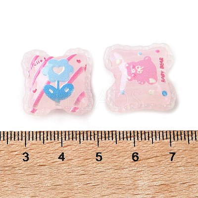 Printed Opaque Acrylic Beads AC-CBA6251-05-1