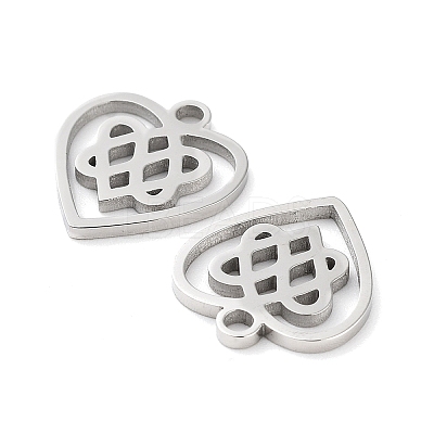 Non-Tarnish 316 Surgical Stainless Steel Charms STAS-Q314-06P-1