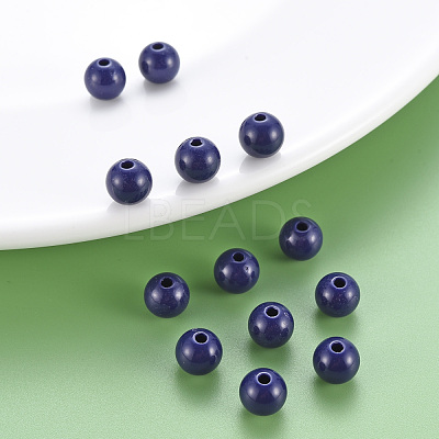 Opaque Acrylic Beads MACR-S370-C8mm-A19-1