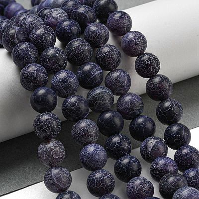 Natural Weathered Agate Beads Strands G-P538-A01-07-1