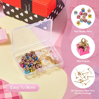 DIY Dangle Earring Making Kit DIY-TA0006-69-1