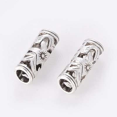 Tibetan Style Hollow Tube Beads LF10482Y-NF-1