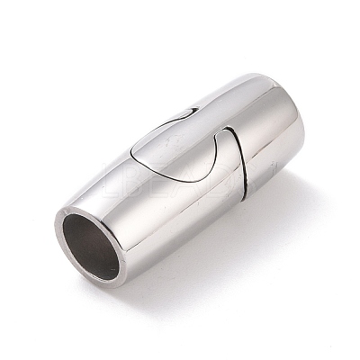 304 Stainless Steel Magnetic Clasps with Glue-in Ends STAS-G276-31-1