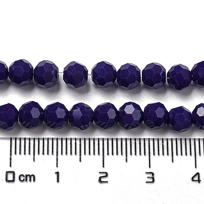 Opaque Glass Beads Stands EGLA-A035-P6mm-D09-1
