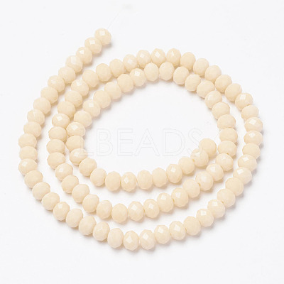 Opaque Solid Color Glass Beads Strands EGLA-A034-P3mm-D05-1