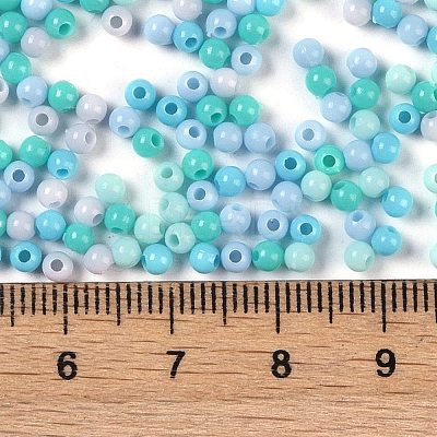 Opaque Acrylic Beads OACR-H118-07A-04-1
