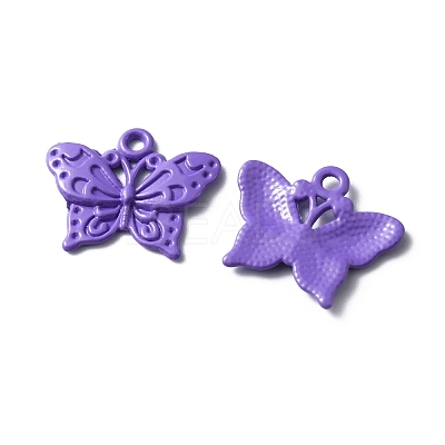 Baking Paint Alloy Pendants FIND-TAC0011-82F-1
