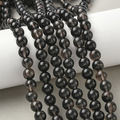 Natural Ice Obsidian Beads Strands G-P590-A03-8mm-02-1