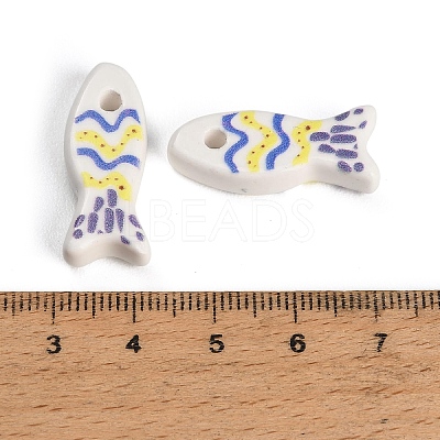 Printed Handmade Porcelain Pendants PR-CBAB520-02A-1