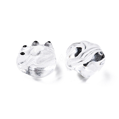 Transparent Acrylic Enamel Beads TACR-G040-04-1
