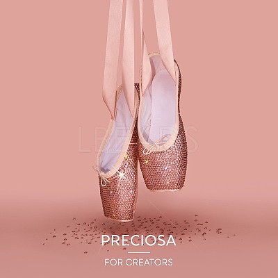 Preciosa&reg Crystal Hotfix Flatback Stones Y-PRC-HSS8-20320-1