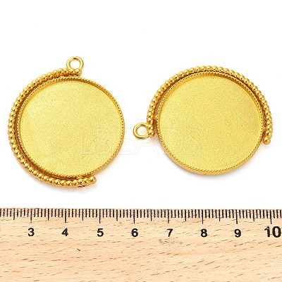 Zinc Alloy Pendant Cabochon Settings FIND-NH0001-13C-G-1