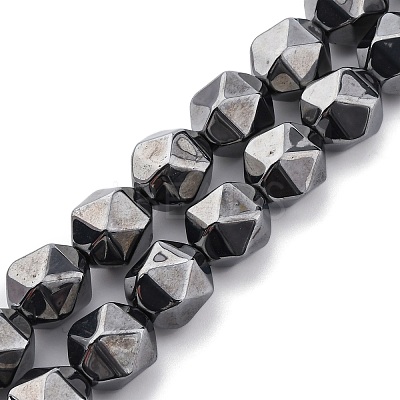 Synthetic Terahertz Stone Beads Strands G-P571-F01-01-1