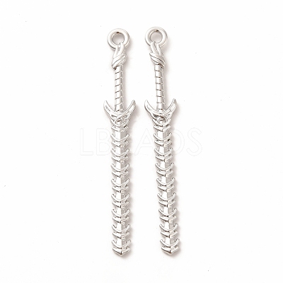 Rack Plating Alloy Big Pendants LS-PALLOY-E025-13P-1