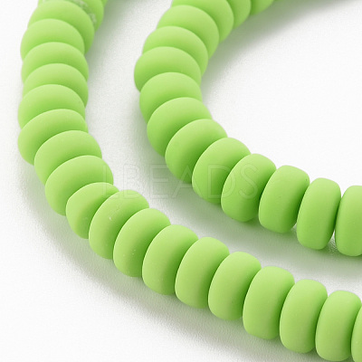 Handmade Polymer Clay Beads Strands X-CLAY-N008-008O-1