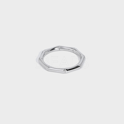 304 Stainless Steel Bamboo Joint Ring GY8845-18-1