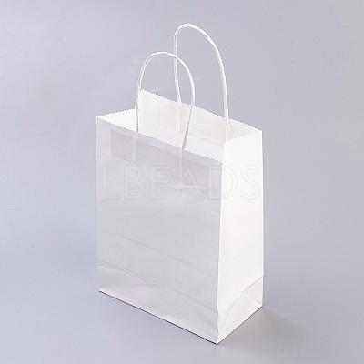 Pure Color Kraft Paper Bags LS-AJEW-G020-C-03-1