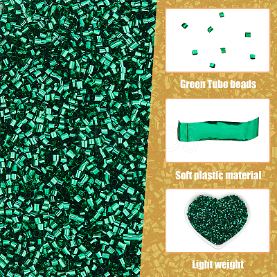 15882Pcs Plastic Tube Beads FIND-DC0006-26E-1