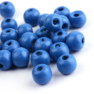 Natural Wood Beads WOOD-S662-13x14mm-A05-1